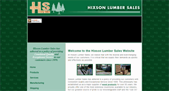 Desktop Screenshot of hixsonlumbersales.com